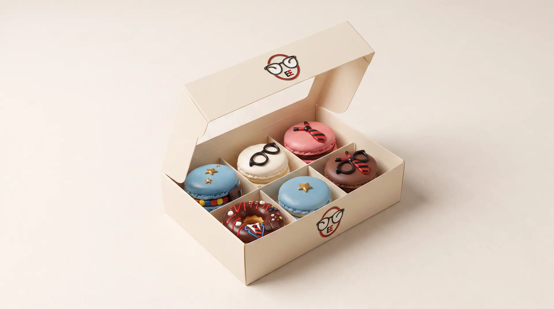 Emotion Elixir dessert gift box angled view